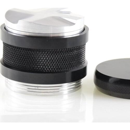 58mm Barista Coffee Distributor & Tamper Dual Head Coffee Leveler Adjustable Depth- Professional Espresso Hand Tampers