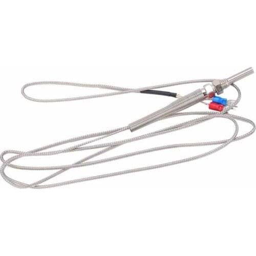 K Type Probe Thermocouple Simple Structure M8 Thread Probe Thermocouple for Chemical Industry for Laboratory Heat Treatment