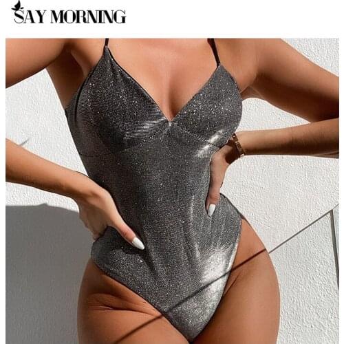 SAY MORNING Shiny Swimwear