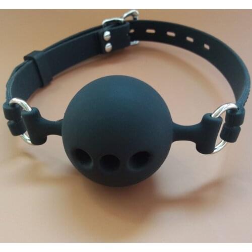 Silicone Gag Ball Adult Games Slave Restraints Bondage Belt Open Mouth Gag BDSM Women Fetish Tools Sex Toys For Couples