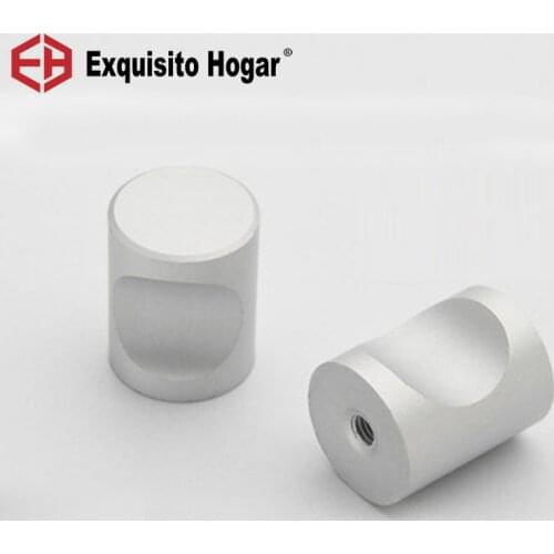 Modern Solid Aluminum Alloy Handle Cabinet Drawer Chest Door Furniture Knobs (D:20mm)