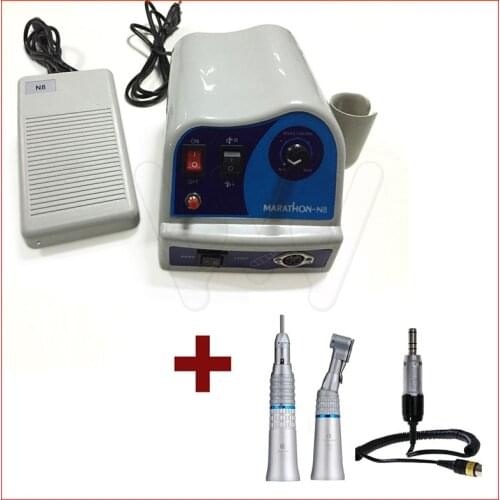 Dental Micromotor N8 Marathon Polishing with Straight & Contra Angle Handpiece