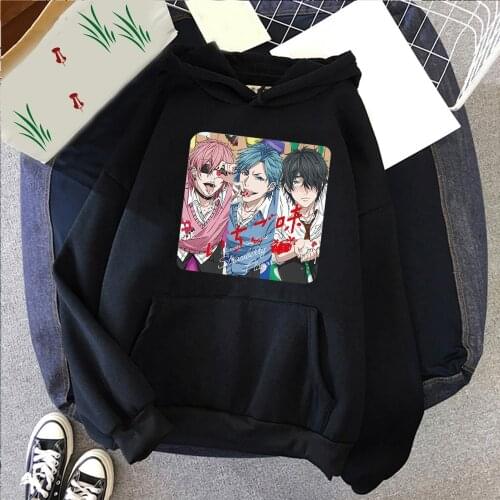 Anime Yarichin Men Female Hoodies Autumn Casual Pullover Women Men Harajuku Sweatshirt Pullover Hooded