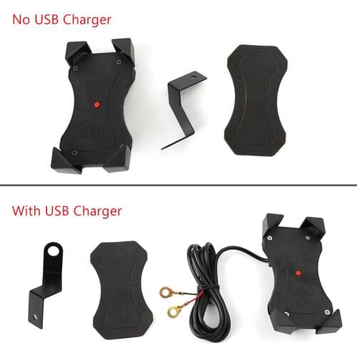 Areyourshop Universal M10 Mirror Screw Phone Holder Mount 360°rotation Motorcycle GPS Holder