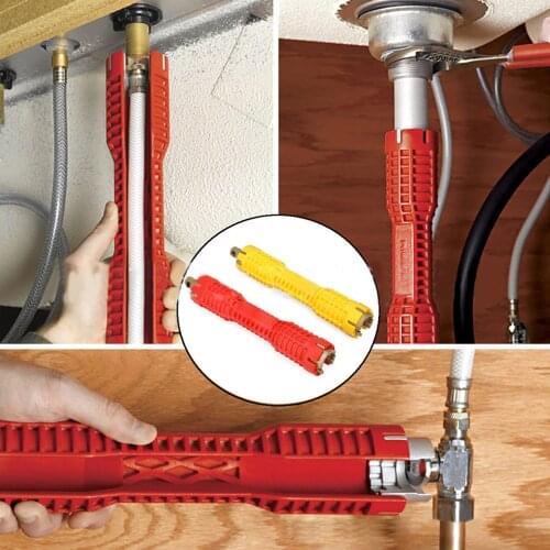 Water Heater Sink Wrench Faucet Sink Installer Plumbing Tool Double Head Disassembly Wrench Repair Tool Multifunction гайковерт