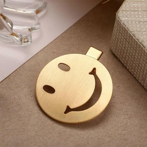 CHENFAN Korean Jewelry Golden hair clip Edition Fashion Simple Wig Hair Circle hair accessories for women wedding head piece