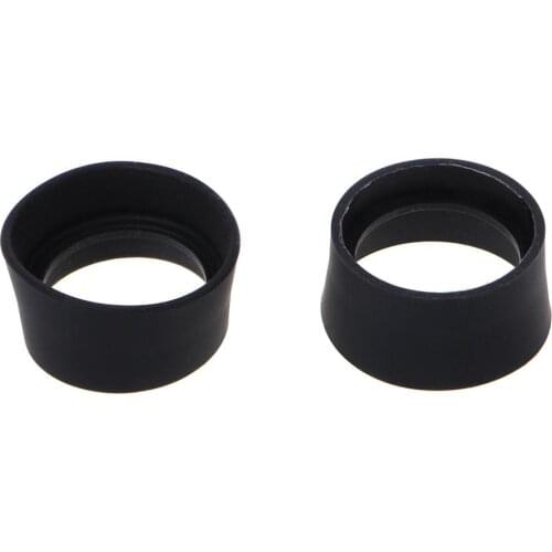 2pcs Soft Rubber Eyepiece Eye Shield 29-30mm Eye Guards Cups Eyepiece Covers For Binocular Microscope
