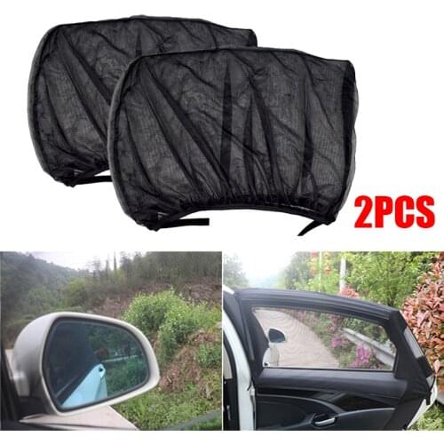 2pcs Car Styling Accessories Sun Shade Auto UV Protect Curtain Side Window Sunshade Mesh Sun Visor Protection Window Films