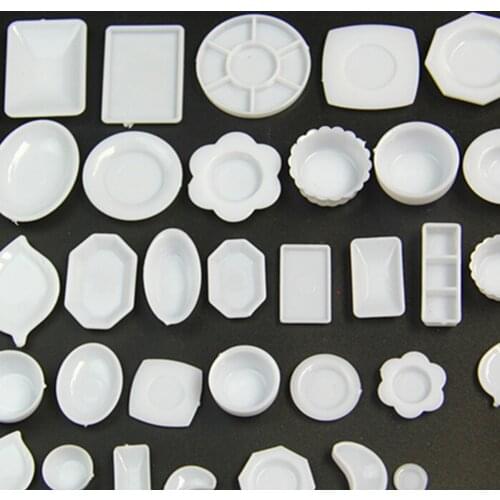 33Pcs/Set Kitchen Mini Tableware Miniatures Cup Plate Dish Decor Toys for Kids Doll House Accessories Wholesale Durable Toys