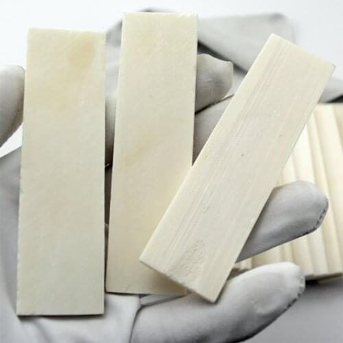8Pcs Natural Bovine Bone DIY Material Fit Blade Sword Handle Making Sculpture