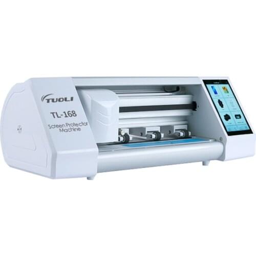 TL-168 Auto Film Cutting Machine Mobile Phone Tablet Front Glass Back Cover Protect Film Cutting Protective Film Cutting Machine