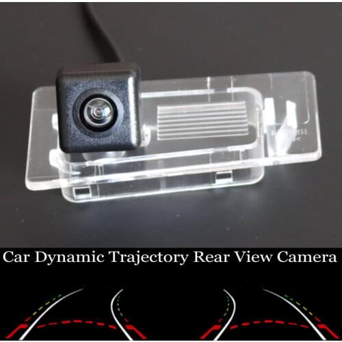 Car Dynamic Trajectory Rear View Camera FOR Hyundai Solaris Sedan HCR 2017 2018 2019 2020 HD Intelligent Parking Tracks Camera