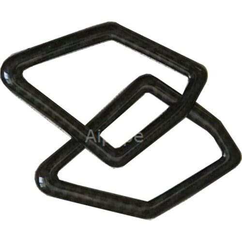 ABS Car Styling For Volkswagen T-ROC 2018 2019 A Pillar Horn Box Sequin Interior Decorative Frame Cover Internal Accessories