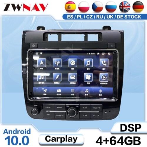 Carplay Android GPS Navi For Volkswagen Touareg 2010 2011 2012 2013 2014 2015 2016 2017 2018 2019 2020 Radio Stereo Player Unit