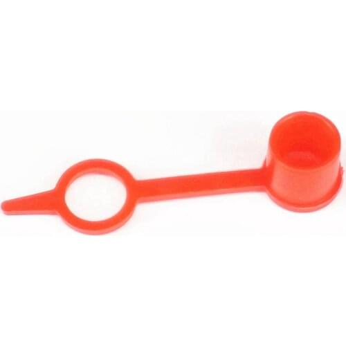 M6 Grease Fitting Caps Red Dust Caps For Grease Zerk Nipple Machine Tool Accessories