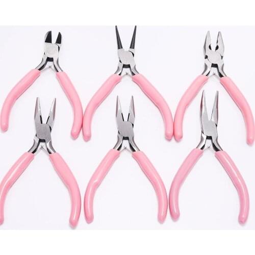 Beading Jewelry Pliers Tools & Equipment Kit Long Needle Round Nose Cutting Wire Pliers For DIY Jewelry Making Tool Accessories