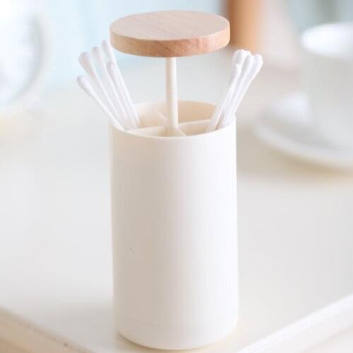 Nordic Style Creative Automatic wood Plastic toothpick holder Dental socket holder Standing toothpick Box Dental socket holder