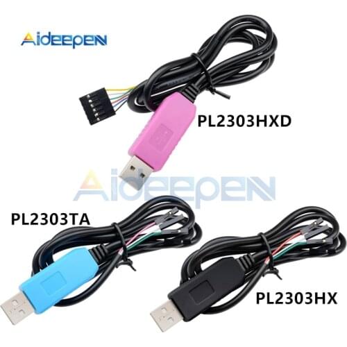 PL2303 TA PL2303HXD 6 Pin USB TTL RS232 Convert Serial Cable PL2303TA Compatible With Win XP/VISTA/7/8/8.1 Replace PL2303HX