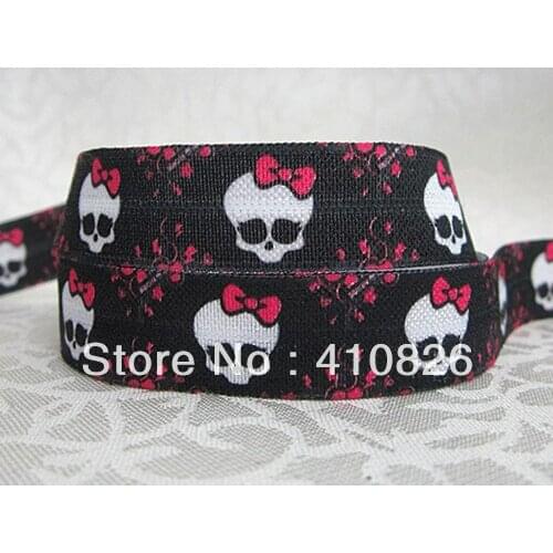 Q&N ribbon wholesale/OEM 5/8inch 814006 folded over elastic FOE 50yds/roll free shipping