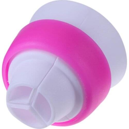 Three Hole Russian Nozzles Converter Cake Decorating Mouth Ice Piping Converter Baking Pastry Tools Random Color