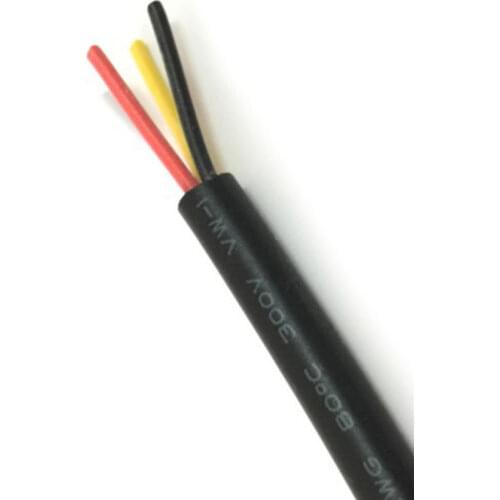 USB type-c connector Electrical Wire Cables 26 AWG 3 core Wire PVC multi-core Mouse Wire Signal Control Cable 200M/roll