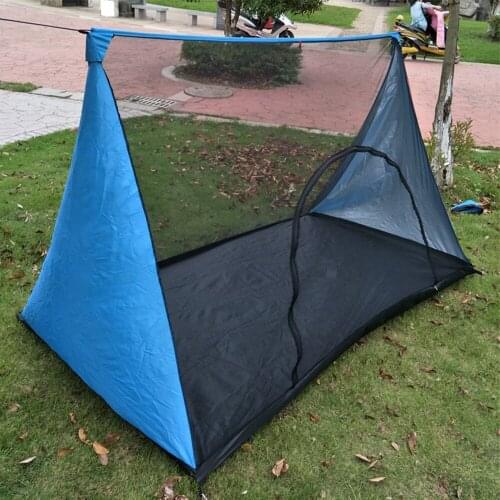 Ultralight Summer Mesh Tent 1-2 Person Rodless Outdoor Camping Tent Repellent Net Tent Beach Anti Mosquito Mesh Tents X307A