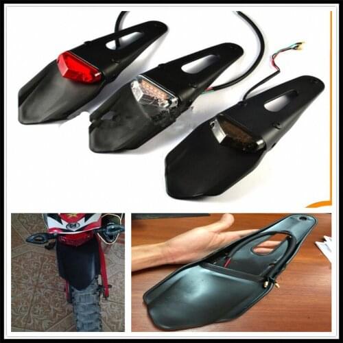 New Motorcycle pitbike Fender Mudguard Brake Stop Rear Tail Light Taillight lamp for HONDA XR400MOTARD CRF250L M CRF1000L