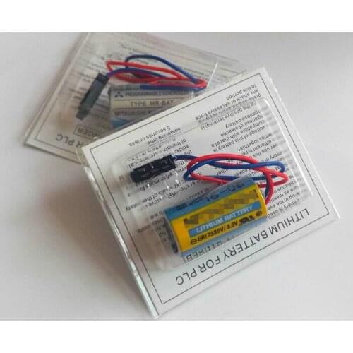 10pcs+ Original NEW MR-BAT ER17330V ER2/3A 17330 3.6V PLC Battery Batteries Servo MR-BAT PLC Battery