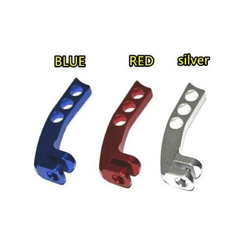 Aluminum Alloy Hang 3-Hole Transmitter Neck Strap Balancer for JR Futaba for Transmitter JR / DXX bule silver red