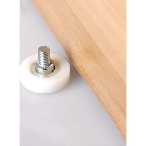 Free Shipping Furniture Caster Positioning Pulley Nylon Cupboard Drawer Filing Cabinet Sliding Door Wheel