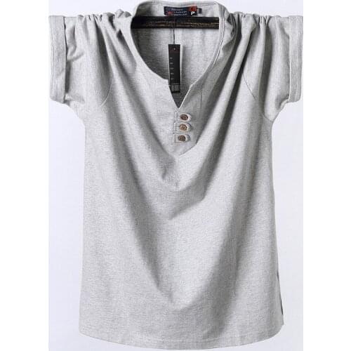 Plus size and Enlarging Short sleeved T shirt Men Summer 8XL Cotton Sports Mens T shirt for man 120KG L545