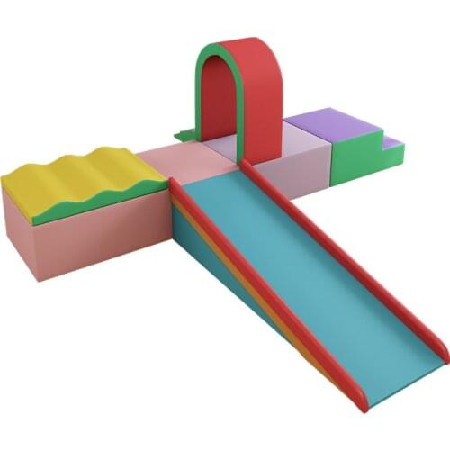 Baby Soft Toys Play Set Combine Slide Climbing Arch Early Learning Software Puzzle Game YLWS61