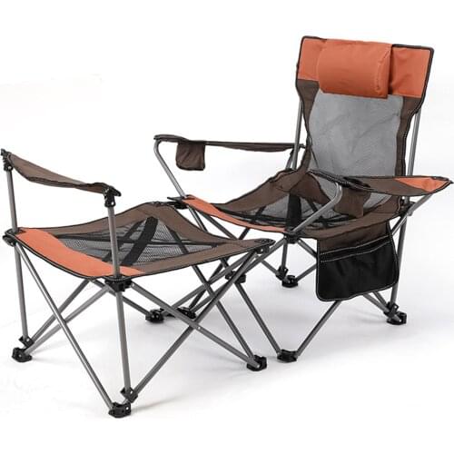 Double Folding Camping Chair Portable Mini Table Outdoor Picnic Sofa Chair Suitable For Beach Terrace And Pool Park