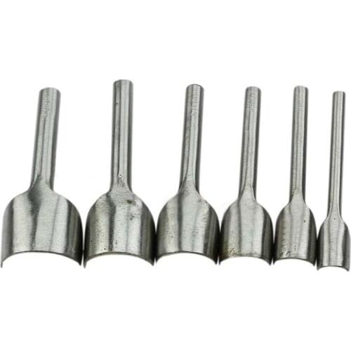 1Pc 10-40mm Leather Craft Tools Half Round Cutter Arc-shaped Belt Wwallet Punch Semicircular Punch Cutter Chopping Tool