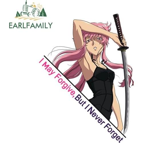 EARLFAMILY 13cm x 9.8cm For Anime Scratch-Proof Car Stickers Vinyl Material Decal Personality Graphics Creative Decoration