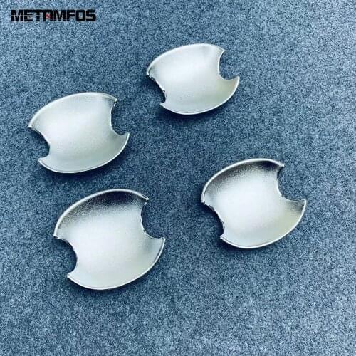 For Mitsubishi ekx 2020 Chrome Door Handle Bowl Cover Molding Trim Sticker Decoration Frame Exterior Accessories Car Styling