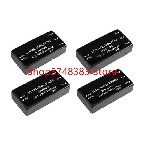 URA2405LD-20WR3 URA2409LD-20WR3 URA2412LD-20WR3 URA2415LD-20WR3 Input voltage 9-36v isolation 3KV