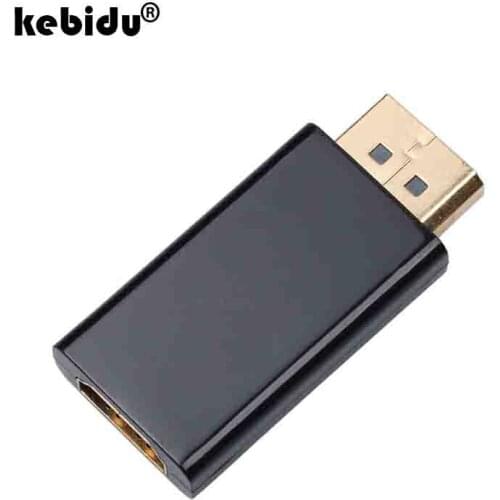Kebidu DP To HDMI-compatible Converter Adapter Connector for AMD HBTV PC Notebook Laptop Monitor To 1080P Wholesale