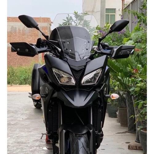 Motorcycle Double Bubble Windscreen WindScreen For Yamaha Tracer MT 09 MT09 FJ 09 FJ09 2015 2016 2017 15 16 17