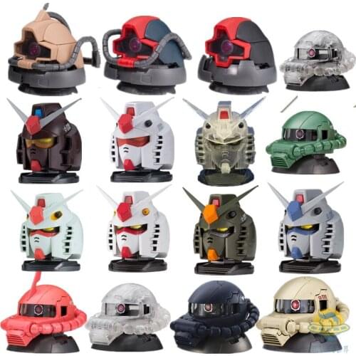 Bandai Genuine Gashapon Toys Gundam EXCEED MODEL SERIES Zaku Head Action Figure Ornament Model Toys