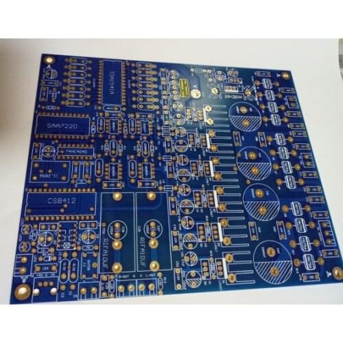 TDA1541 PCB Blank Board Fourth Edition Immersion Gold Board