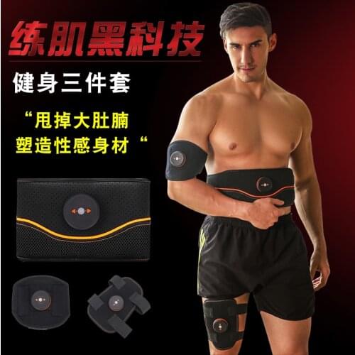 ABS Muscle Stimulator Muscle Stimulation Belt Trainer EMS Stimulating Abdominal Toning Belts Training Fitness Workout Men Women