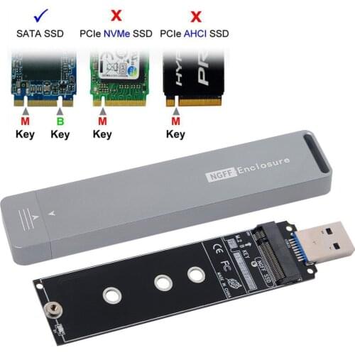CY B/M-key NGFF M2 SSD to USB 3.0 External PCBA Conveter Adapter Card Flash Disk Type