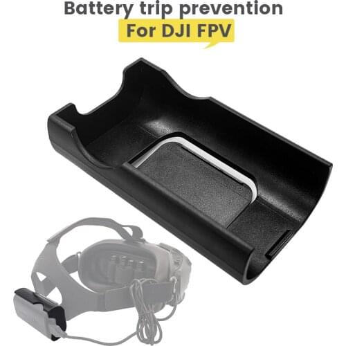 Back-mounted Battery Box for DJI PFV Combo Glasses V2 Headband Back Hanging Battery Box Hook Buckle Shell Clip Bracket