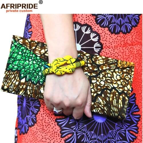 Women`s Money Clip African Wax Fabric Print Ankara Clip Wallet Handmde Flower Floral Gift for Women Girls AFRIPRIDE A1928007