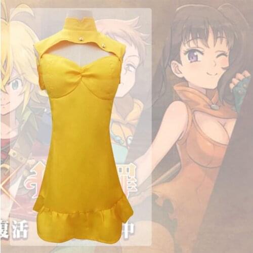 Anime The Seven Deadly Sins Diane Serpents Sin Cosplay Costume Party Christmas Halloween Anime Female Dress