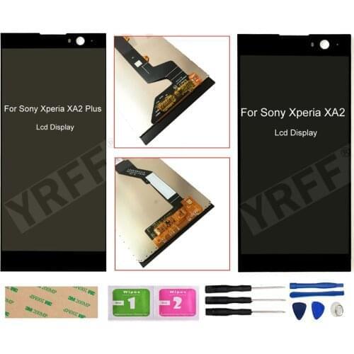 For Sony Xperia XA2 Plus LCD Display Touch Screen Digitizer Display Screen XA2 H4113 H3113 H3123 XA2 Plus H4413 H4493 H3413 LCD