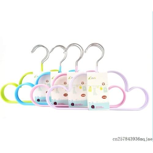 100 Pcs NonSlip Cloud Hanger for Children Kids Indoor Outdoor Hanger Rack Rubber Coating Hanger Clothes Dryer Rack for Baby Kids