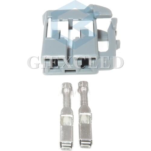 2 Sets 2 Pin Automotive Gasoline Filter Wiring Harness Connector Electrical Plug For Cars