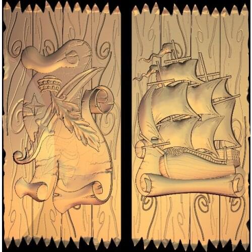 3D Relief Model in STL format CNC Router Carving Engraving Artcam aspire M81